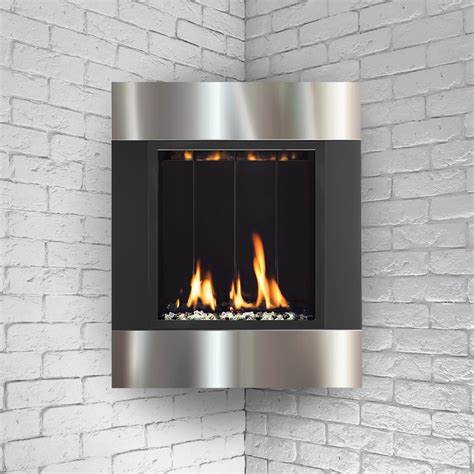 corner gas stove vented through wall